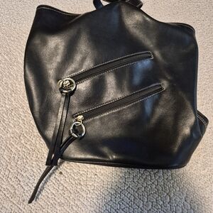 Nine & Co. by Nine West Black Backpack Purse